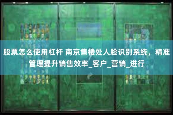 股票怎么使用杠杆 南京售楼处人脸识别系统，精准管理提升销售效率_客户_营销_进行