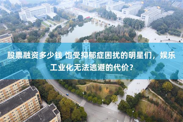 股票融资多少钱 饱受抑郁症困扰的明星们，娱乐工业化无法逃避的代价？
