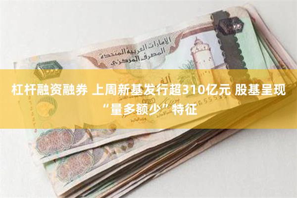 杠杆融资融券 上周新基发行超310亿元 股基呈现“量多额少”特征