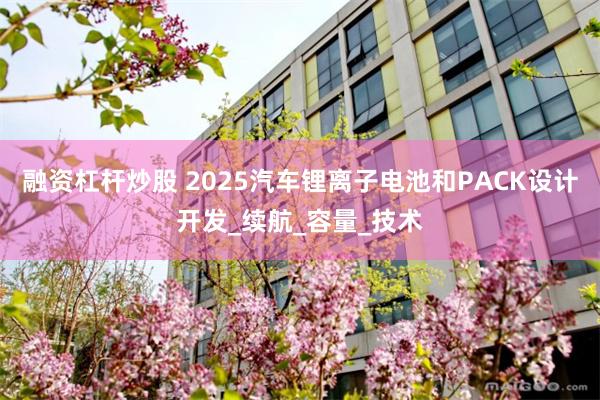 融资杠杆炒股 2025汽车锂离子电池和PACK设计开发_续航_容量_技术